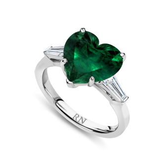 Кольцо с изумрудом и бриллиантами Roman Nikonov RN080451