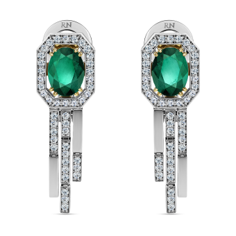 Серьги Roman Nikonov “Хозяйка медной горы” RN270091