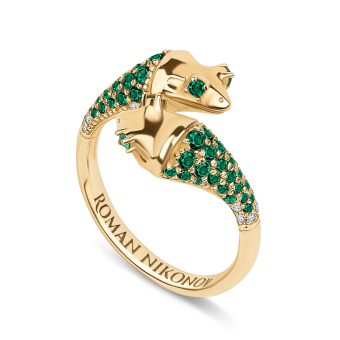 Кольцо Roman Nikonov "Лягушки-подружки" RN030042