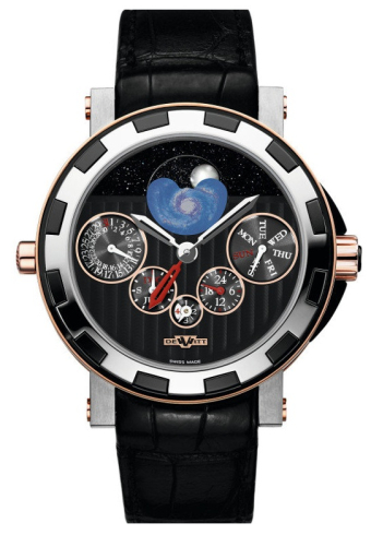 DeWitt Academia Perpetual Calendar Nebula GMT 44 mm AC.7021.35.M1001