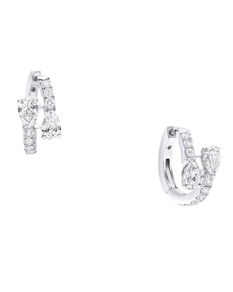 Серьги Graff Duet Diamond Hoop Earrings RGE1564