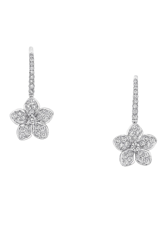 Серьги Graff Wild Flower Pave Diamond Earrings RGE1667
