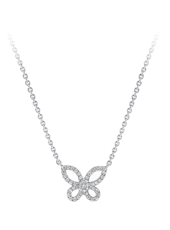 Подвеска Graff Mini Butterfly Silhouette Diamond Pendant RGP808